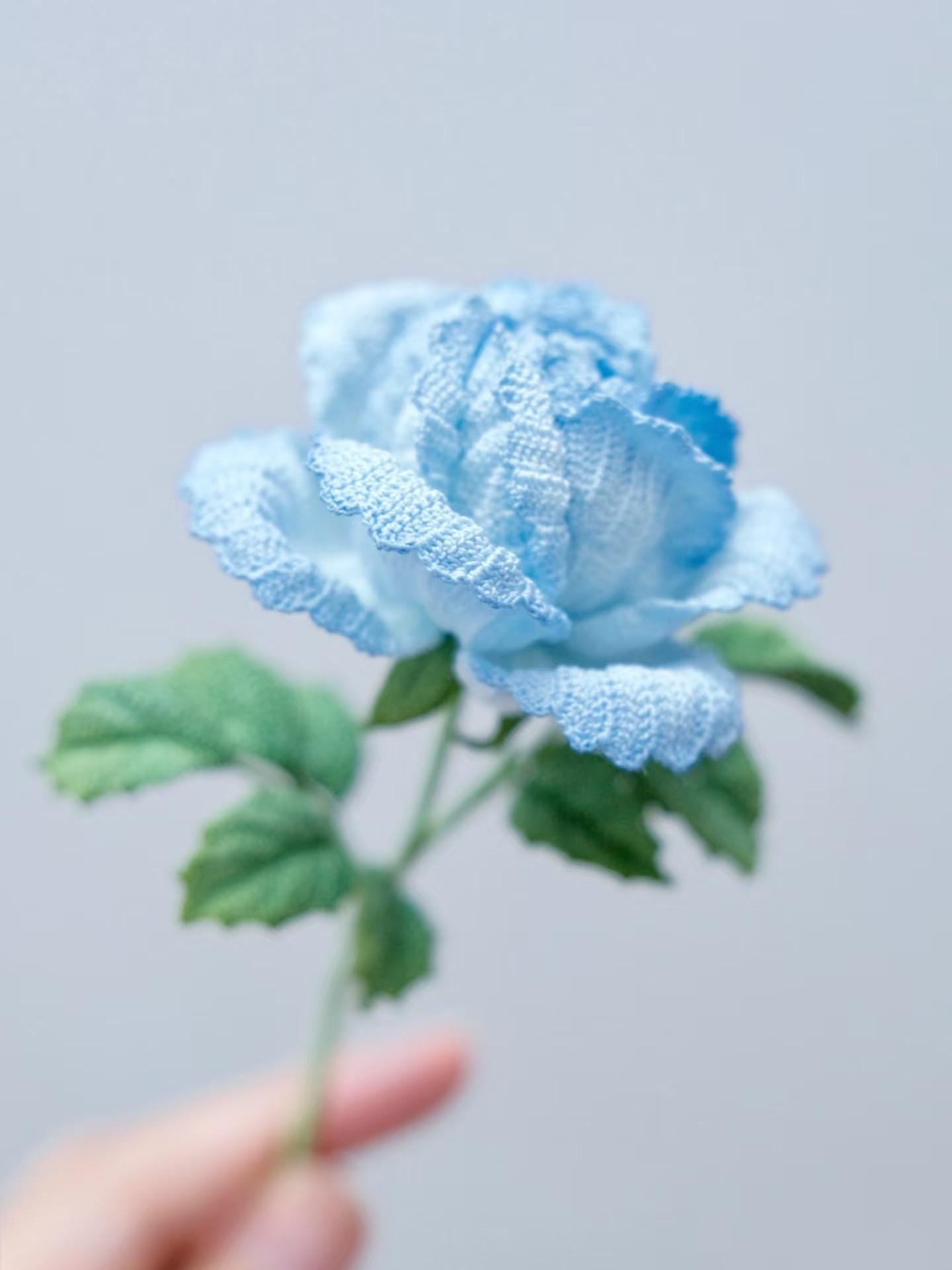 PDF Micro Rose Flower Crochet Pattern