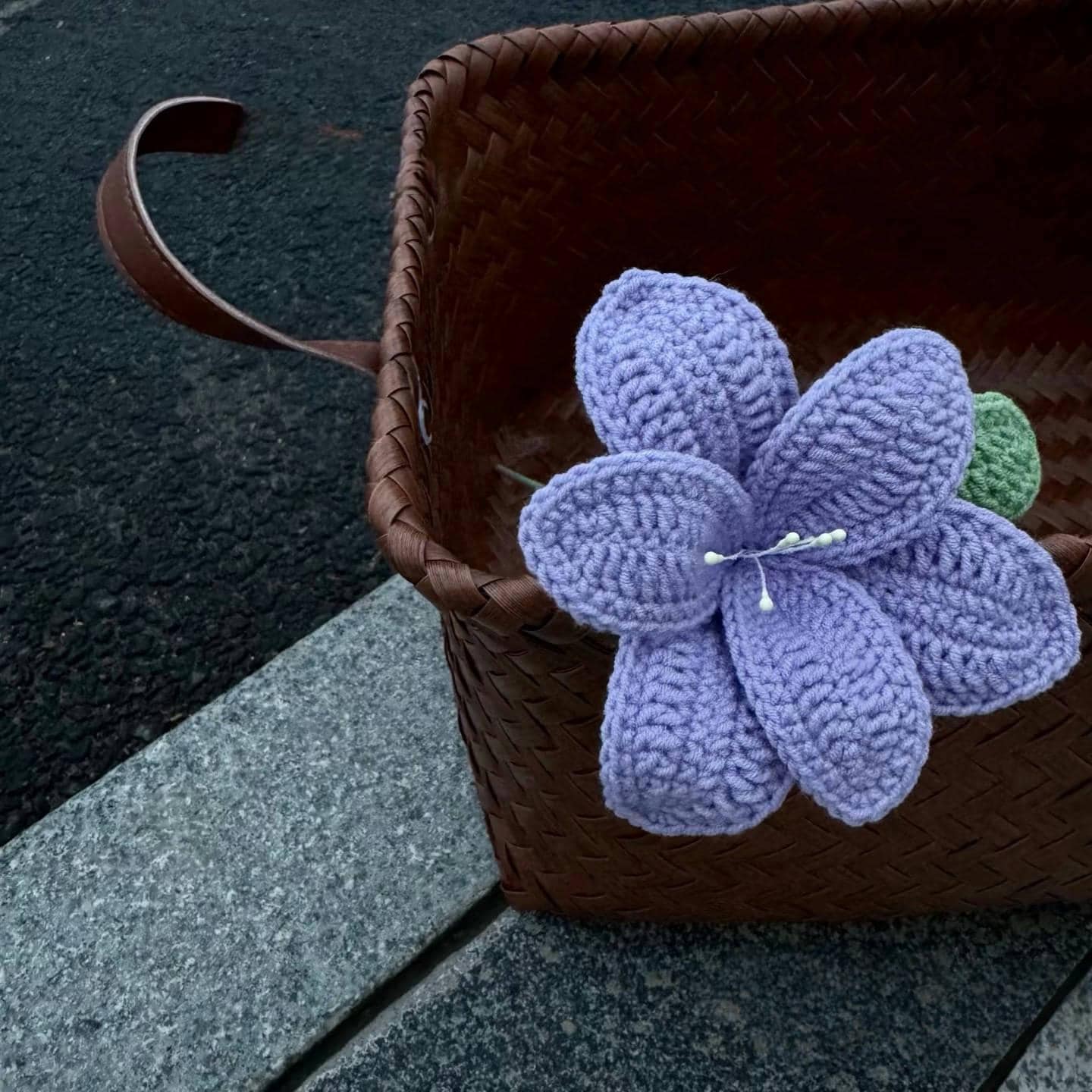 PDF Tulip Flower Tunisian Crochet Pattern