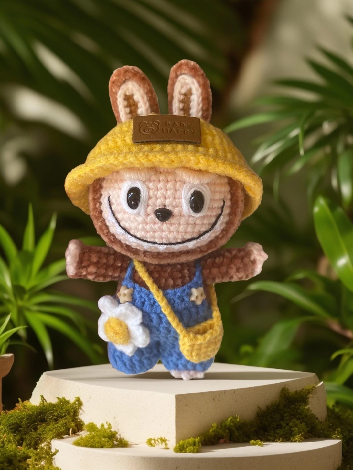 5 in 1 Labubu Doll and Outfits Crochet Pattern PDF · Cute Amigurumi Doll Pattern Bundle · Animal Soft Toy PDF for Labubu Fans and Collectors