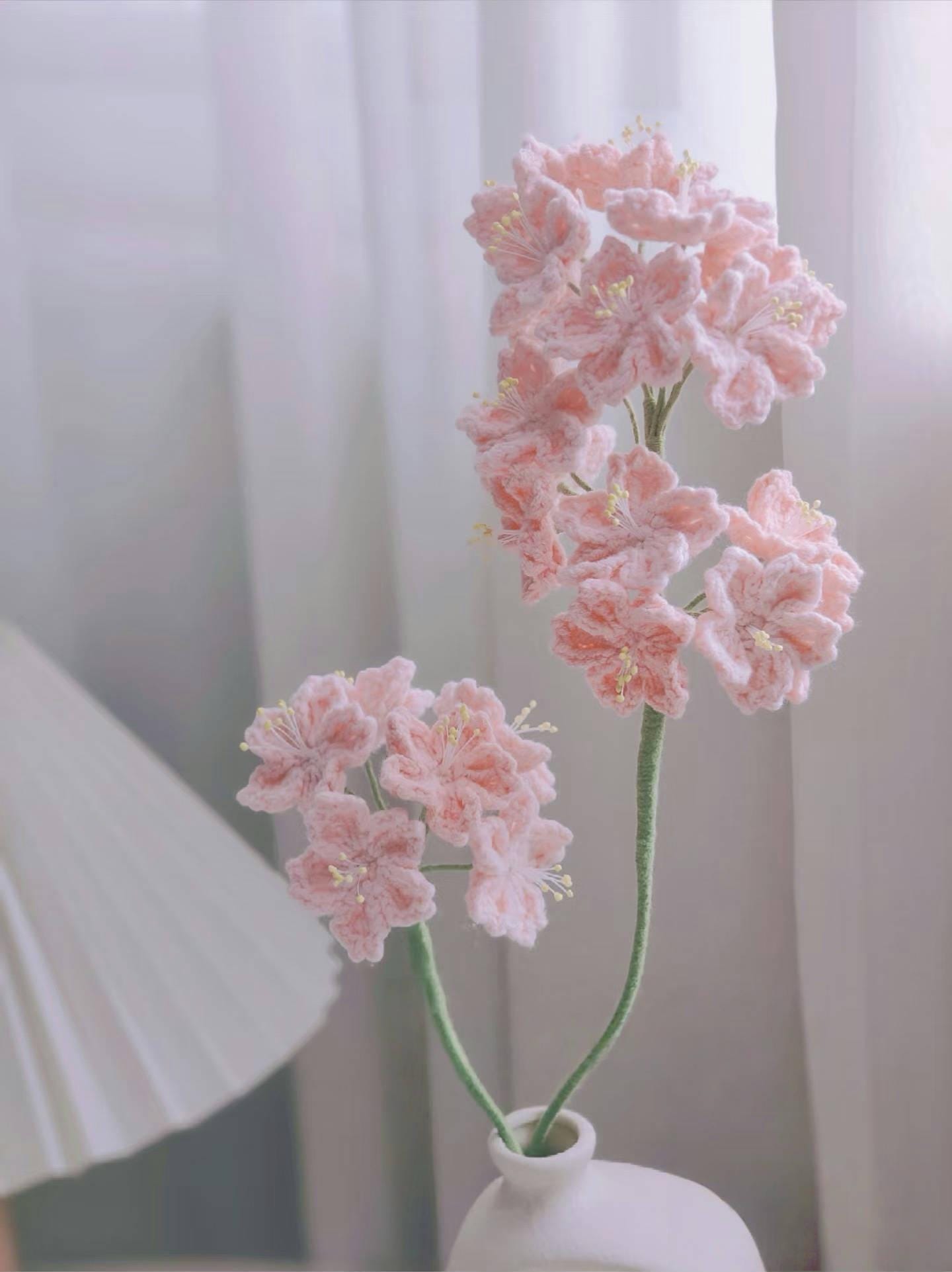 PDF Sakura Flower Crochet Pattern