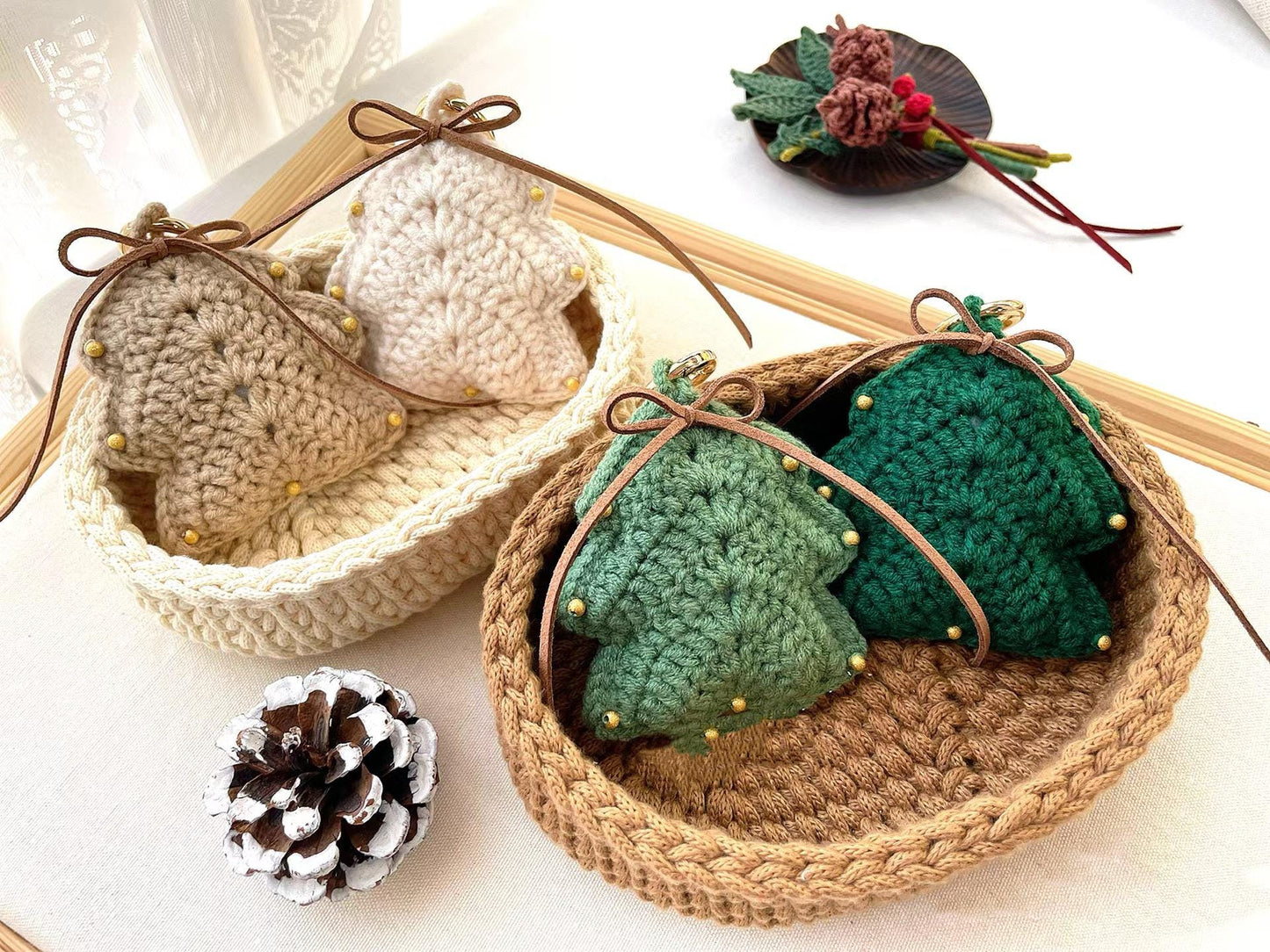 PDF Crochet Christmas tree crochet pattern, handmade for Christmas gifts