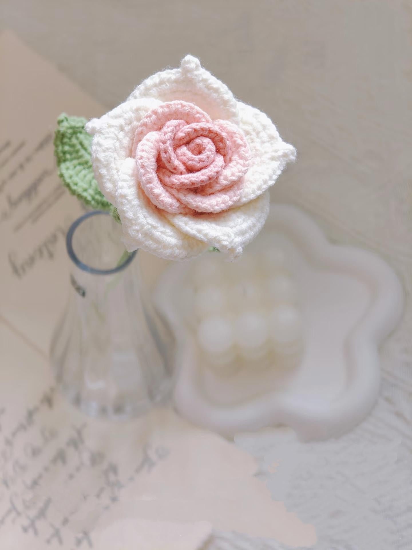PDF Rose Flower No.3 Crochet Pattern