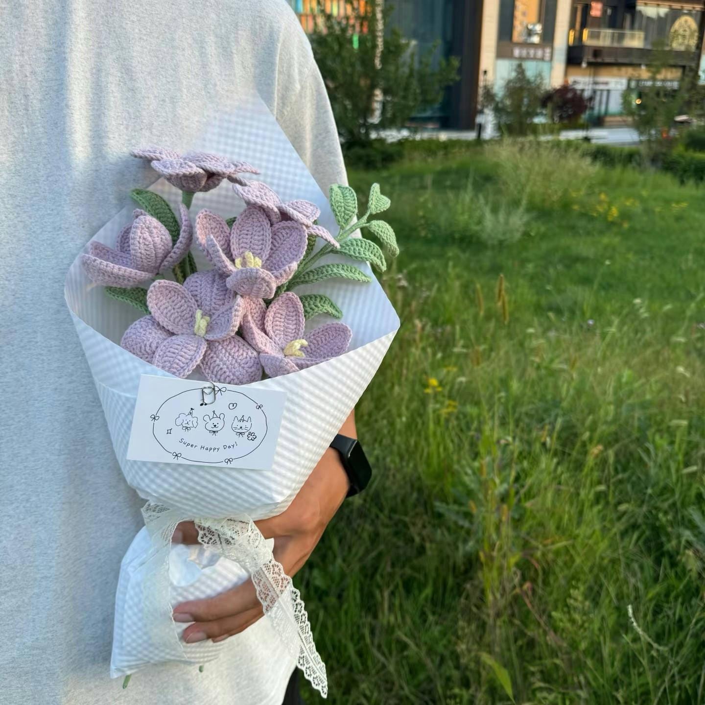 PDF Tulip Flower Tunisian Crochet Pattern