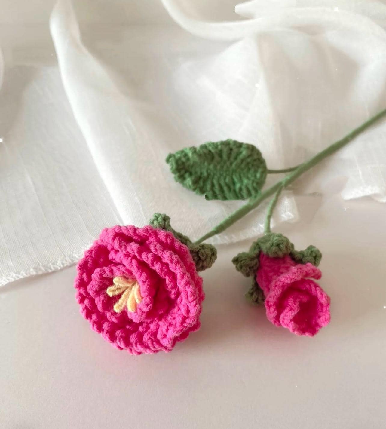 PDF Lisianthus Flower Crochet Pattern