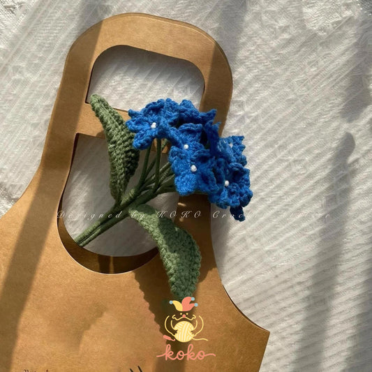 Blue Hydrangea Crochet Pattern