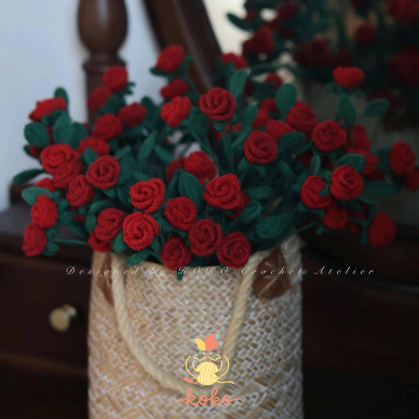 Spray Rose Bouquet Crochet Pattern