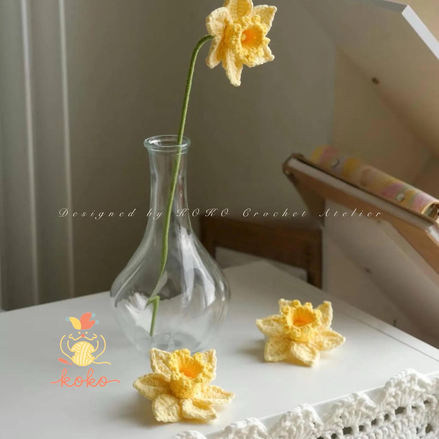 PDF Daffodils Crochet Pattern