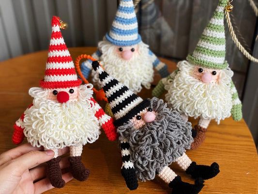 PDF Christmas Elves crochet pattern, handmade for Christmas gifts,