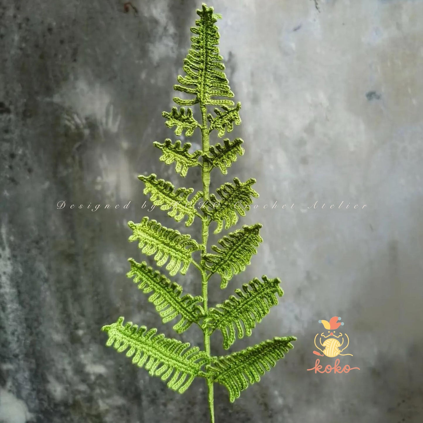 PDF Fern Leaf Crochet Pattern