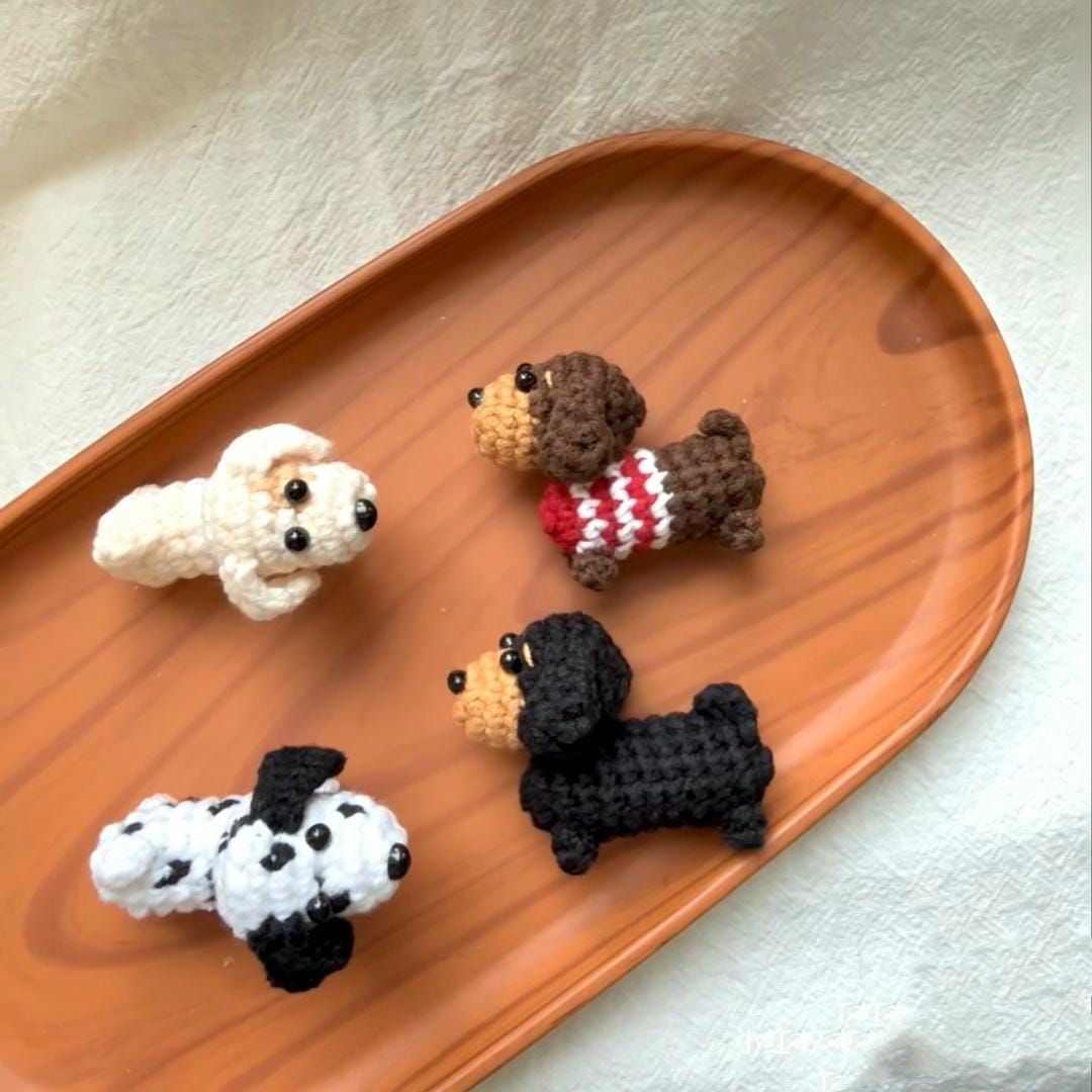 Dachshund Crochet pattern, amigurumi dog, pdf, crochet dog pattern, dachshund, crochet toy