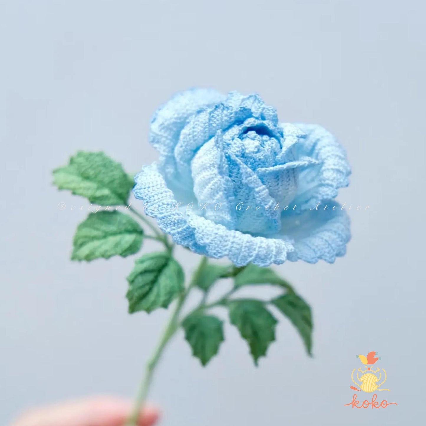 PDF Micro Rose Flower Crochet Pattern