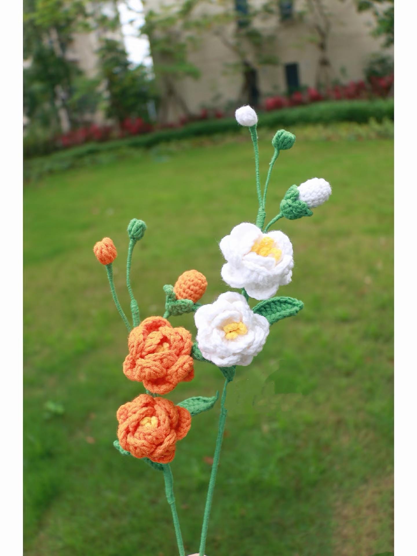 PDF Jasmine Flower Crochet Pattern