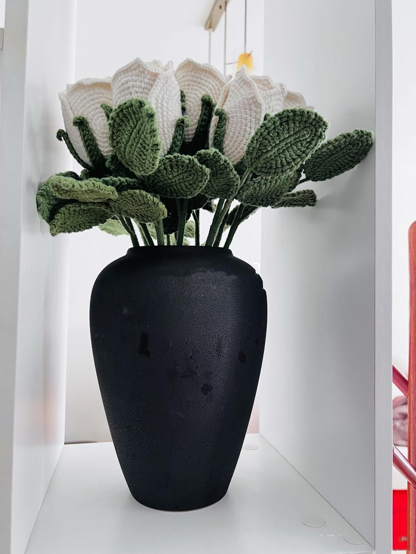 PDF Rose Flower Crochet Pattern