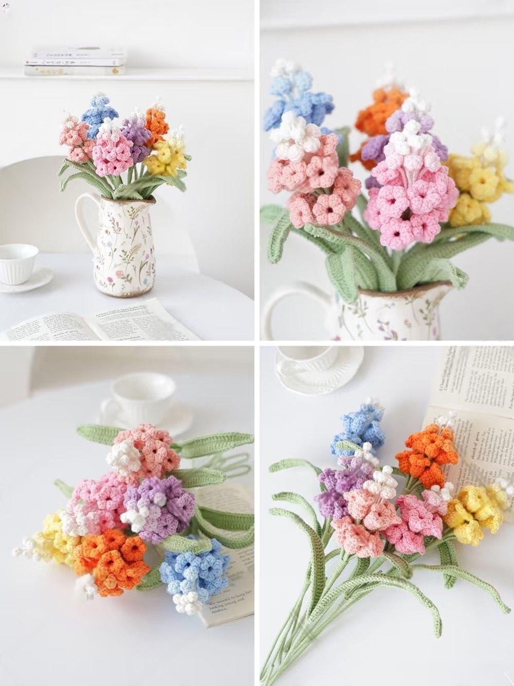 PDF Hyacinth Bouquet Crochet Pattern