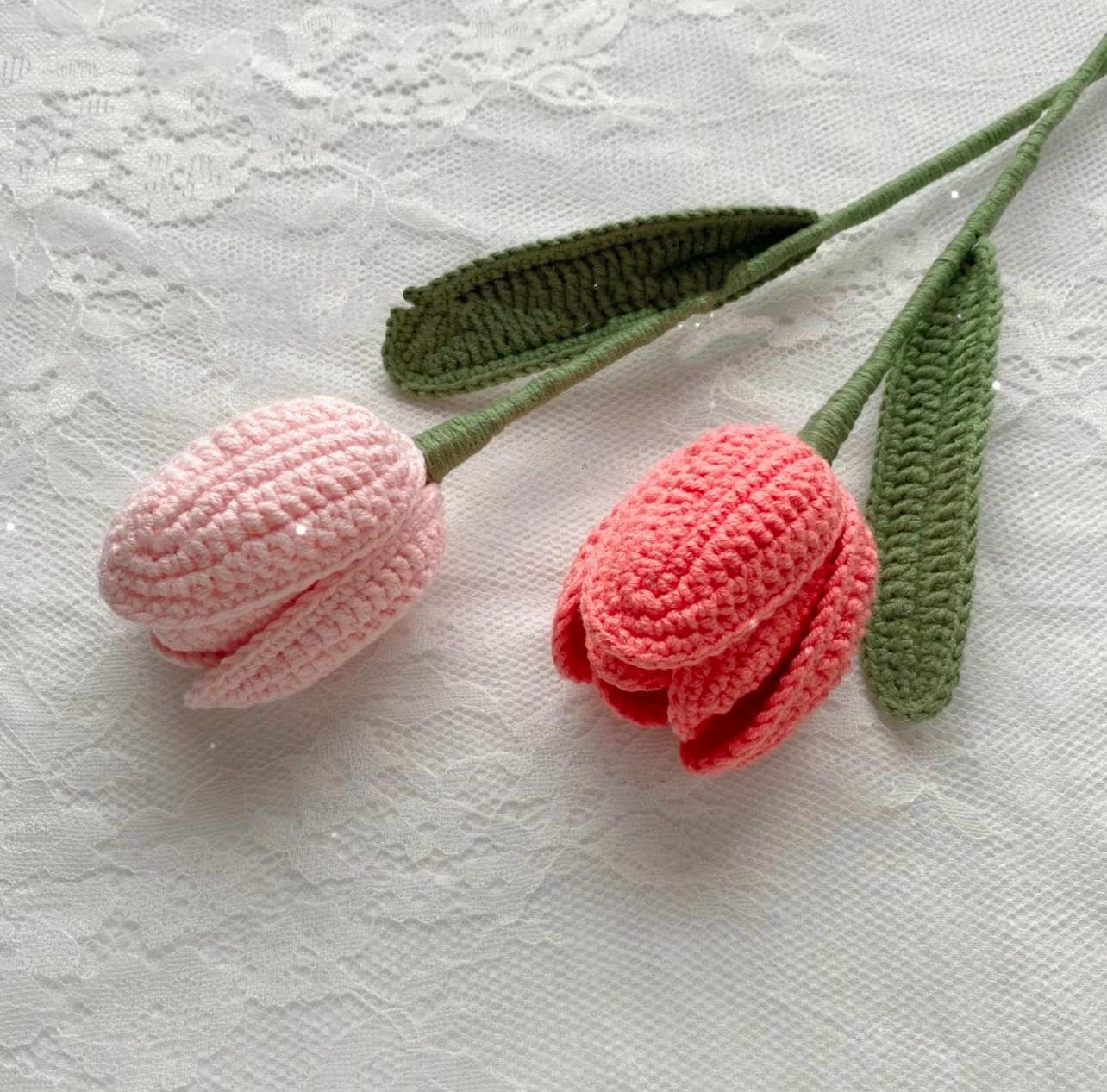 PDF Tulip Flower Crochet Pattern
