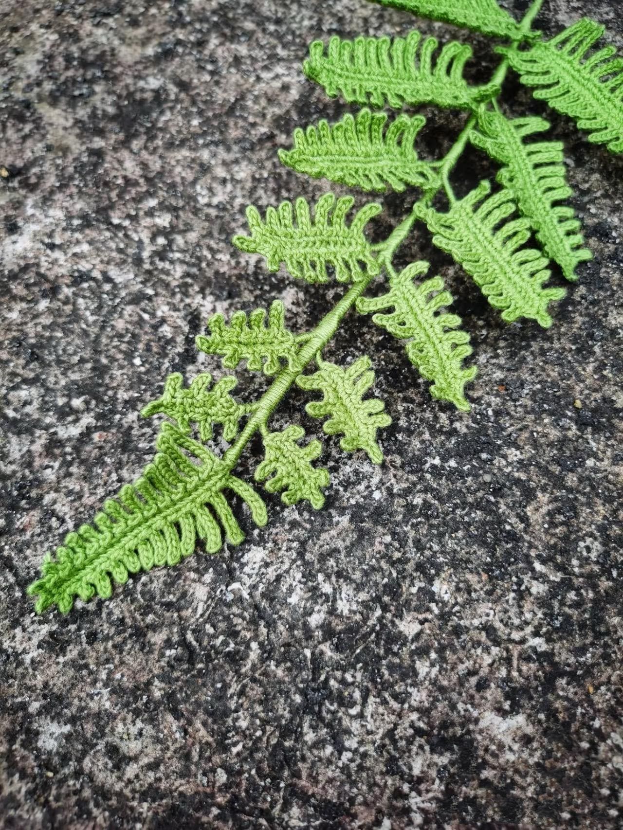 PDF Fern Leaf Crochet Pattern