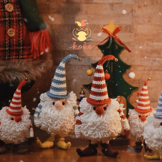 PDF Christmas Elves crochet pattern, handmade for Christmas gifts,