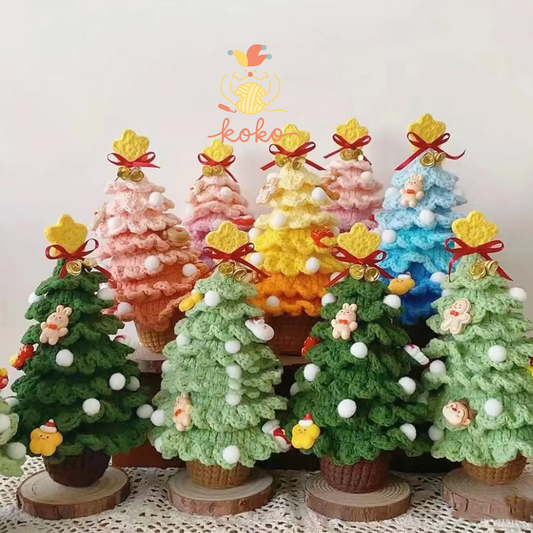 PDF Crochet 7-Layer Christmas tree crochet pattern