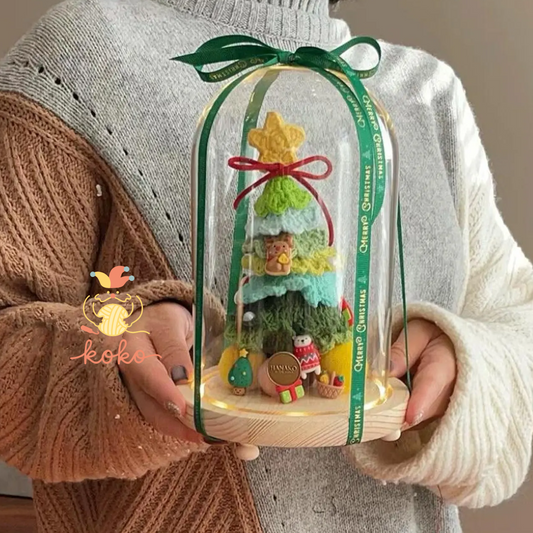 PDF Crochet 7-Layer Christmas tree crochet pattern