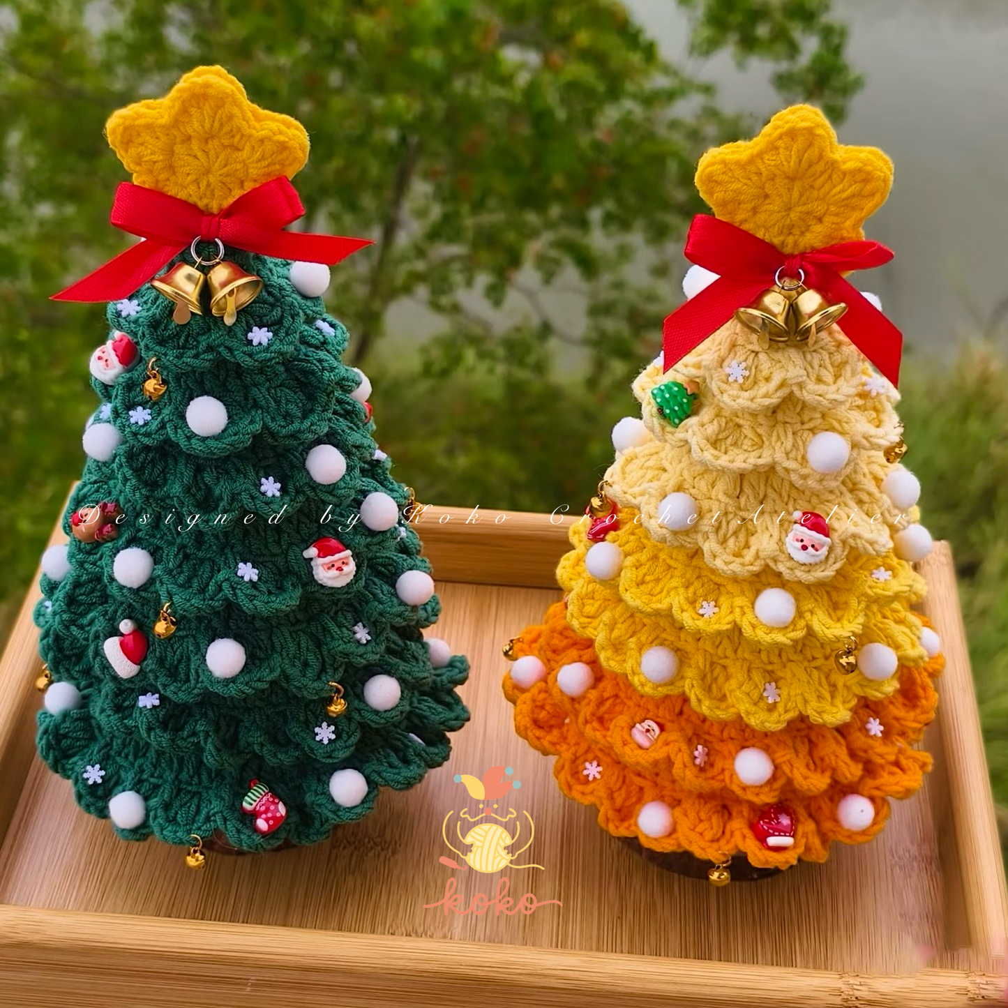 PDF+Video 7 Layer Christmas Tree Crochet Pattern | Holiday Decor Amigurumi | Xmas Ornament PDF | Amigurumi Christmas Tree gift