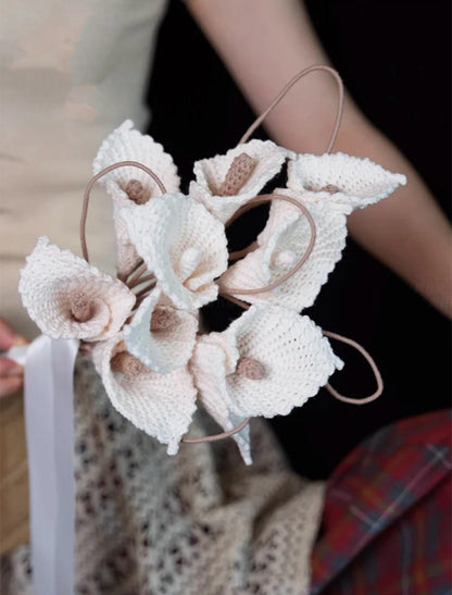 PDF Calla Lily Tunisian Crochet Pattern