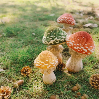 Crochet Pattern, mushrooms Instant  Download PDF
