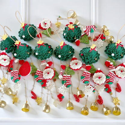 2 in 1 Crochet Pattern Christmas Hanging Ornament, Car Charm or Home Decor PDF, DIY Holiday Decoration, Best Christmas Gift