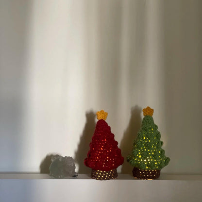 Christmas Lamp Cover Tree Crochet Pattern – Holiday PDF Decor | DIY Ornament | Handmade Gift for Home Decoration, Christmas gift