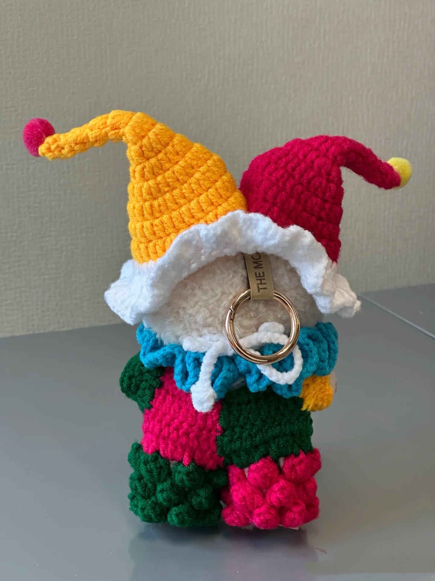 Labubu Clown Outfit Crochet Pattern - Circus Doll Clothes PDF, Colorful Plush Costume DIY for Labubu Fans, Fits Labubu Gen 1/2/3