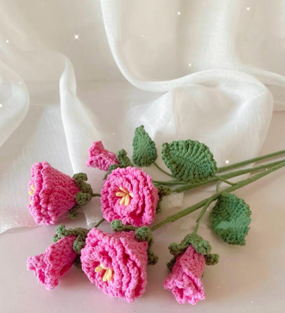 PDF Lisianthus Flower Crochet Pattern