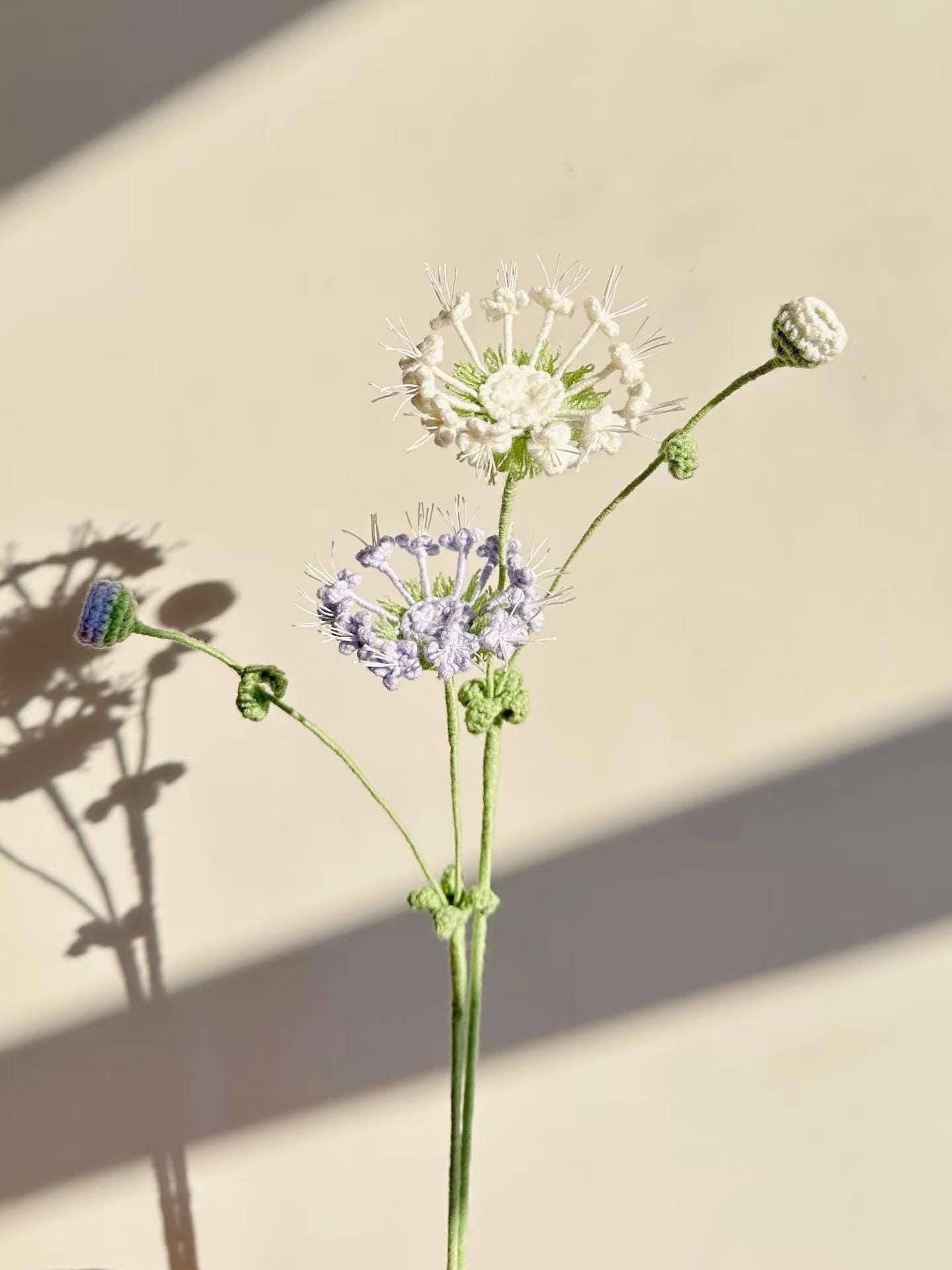 PDF Blue Lace Flower Crochet Pattern