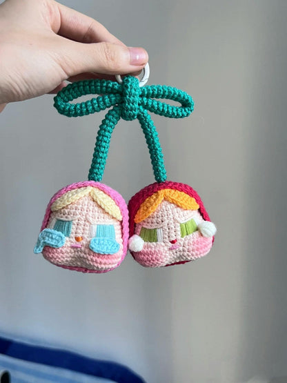 Crybaby Crochet Pattern – Cute Amigurumi Keychain PDF, Emotional Plushie Bag Charm, Kawaii Handmade Gift Idea