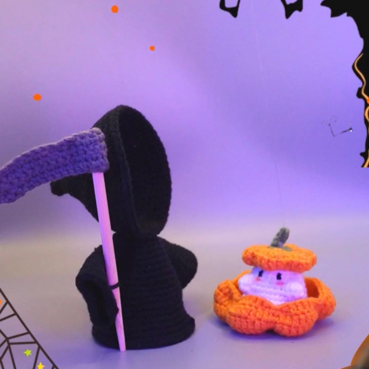 2 in 1 Halloween Hanging Crochet Patterns