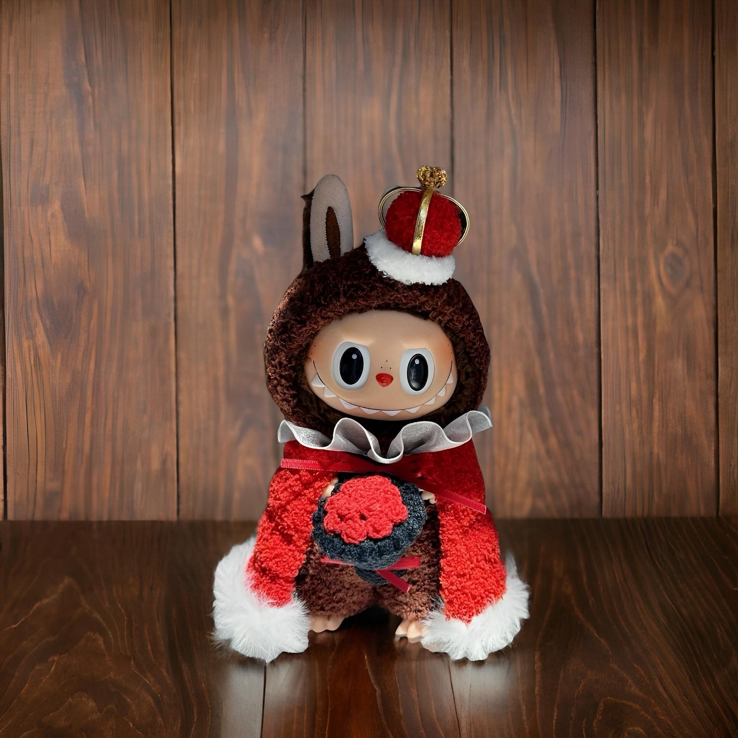 Labubu King & Queen Crochet Pattern Collection - Royal Doll Costume Set PDF, Plush Outfit DIY, Handmade Doll Wear, Fits Labubu Gen 1/2/3