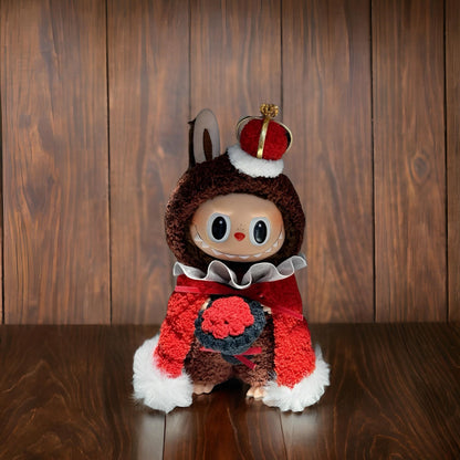 Labubu King & Queen Crochet Pattern Collection - Royal Doll Costume Set PDF, Plush Outfit DIY, Handmade Doll Wear, Fits Labubu Gen 1/2/3