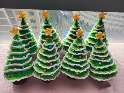 PDF Crochet 7-Layer Christmas tree crochet pattern, handmade for Christmas gifts,