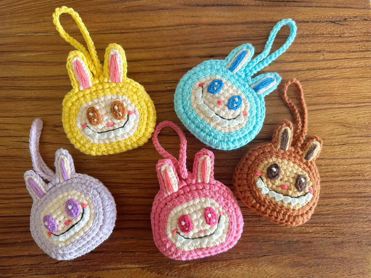 Labubu Inspired Crochet Pouch Pattern – Kawaii Bunny Coin Purse PDF, Keychain  Bag DIY, Cute Handmade Gift Idea – Amigurumi Doll Costume PDF