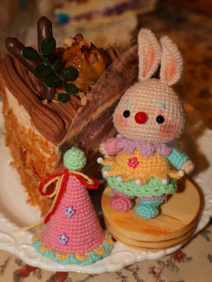 Twinkle Toes Circus Bunny Amigurumi Crochet Pattern, Tutorial soft toy pattern,  Baby shower, Buy three get one free