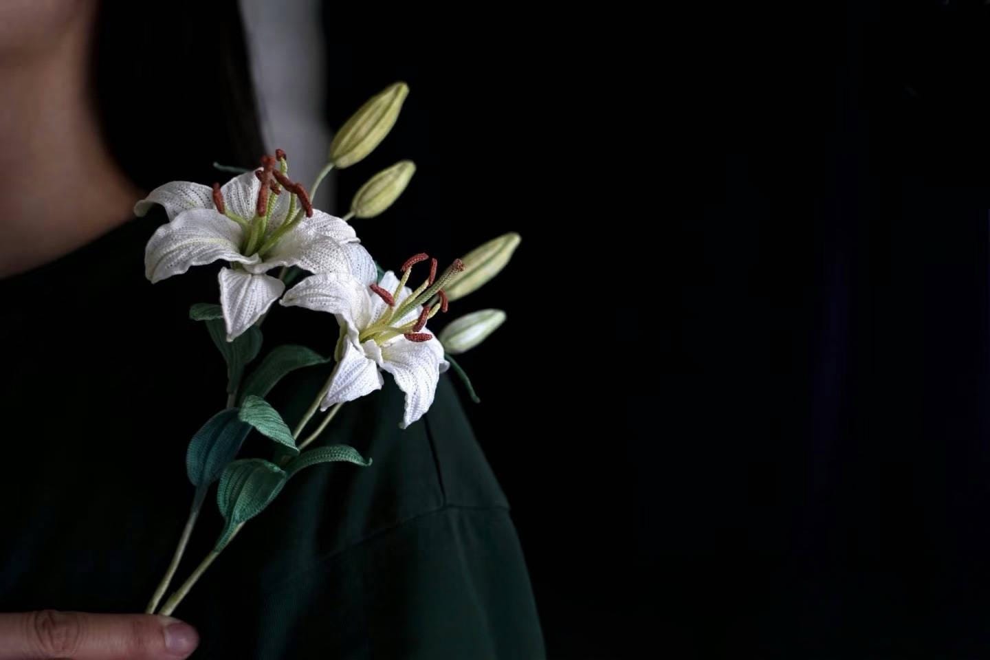 PDF Lily Micro Crochet Pattern