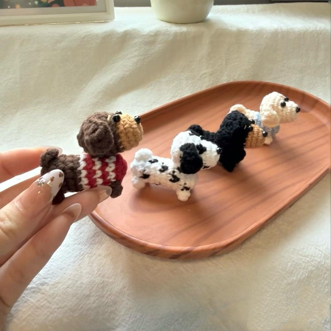 Dachshund Crochet pattern, amigurumi dog, pdf, crochet dog pattern, dachshund, crochet toy
