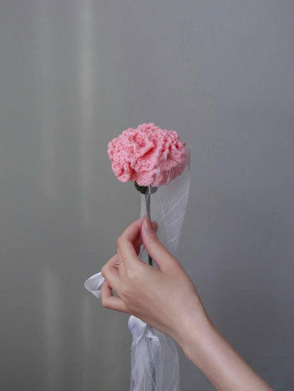 PDF Carnation  Flower Crochet Pattern