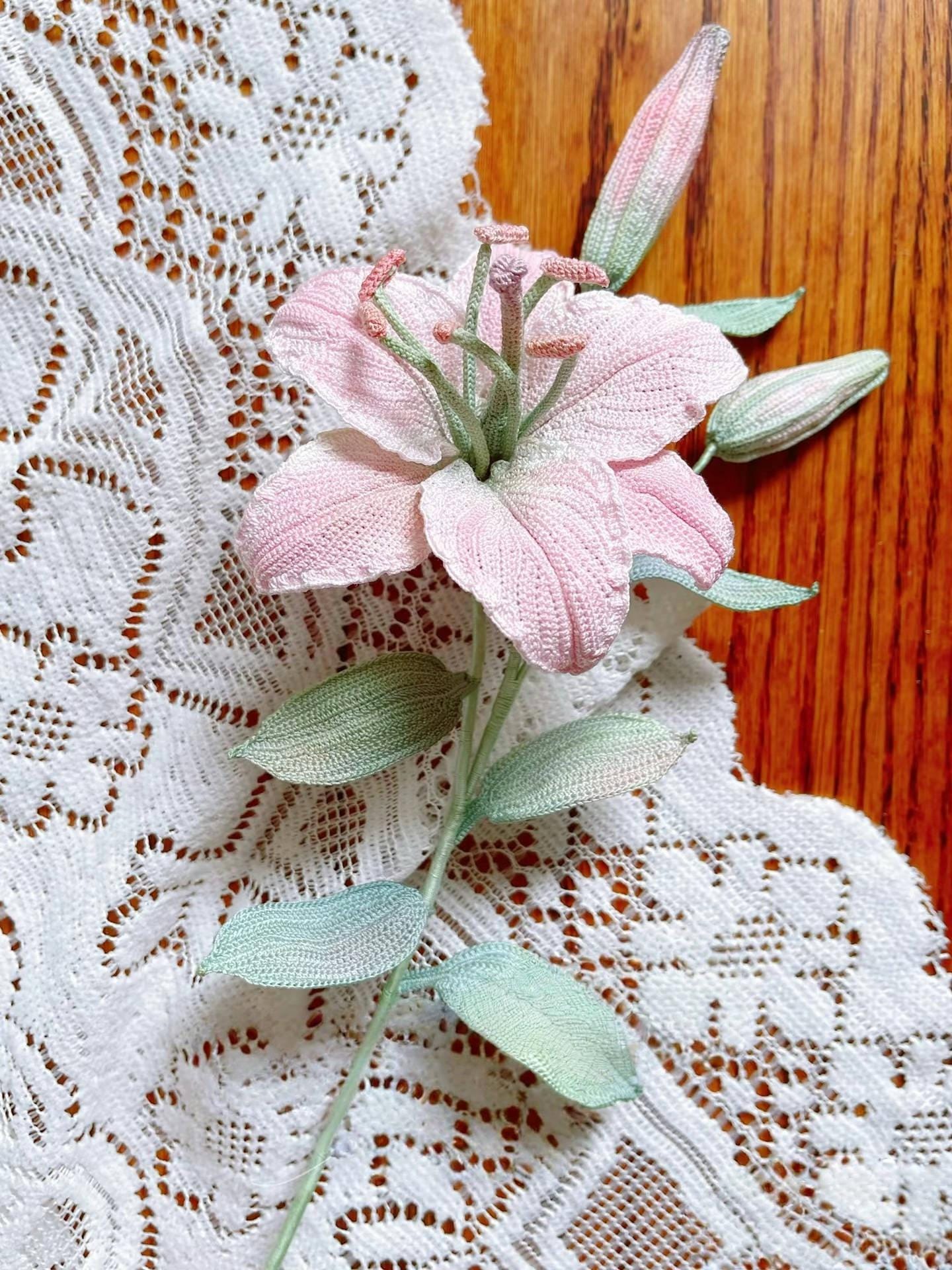 PDF Lily Micro Crochet Pattern