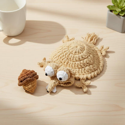 PDF+ Video 6-in-1 Animal Crochet Coaster Pattern Set, Amigurumi Mug Rug, Funny Animal Mug Rugs