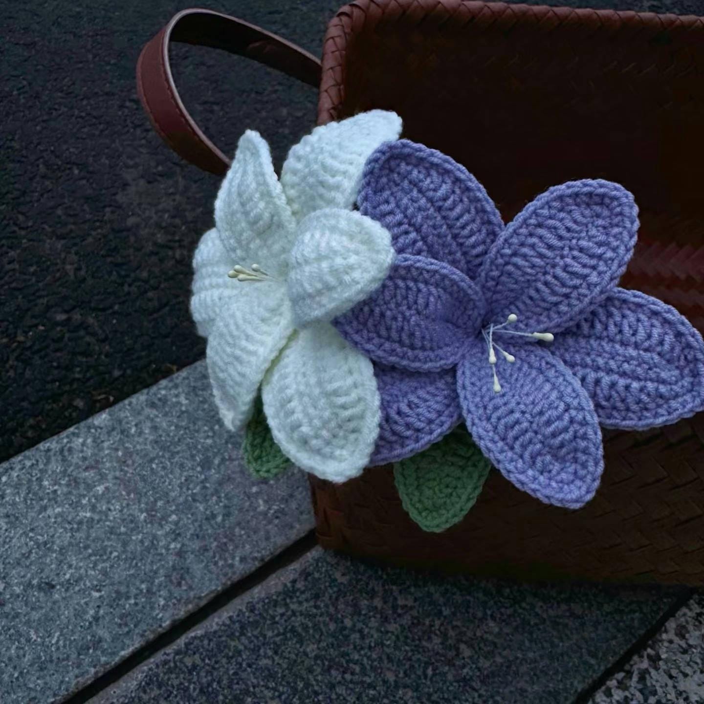 PDF Tulip Flower Tunisian Crochet Pattern