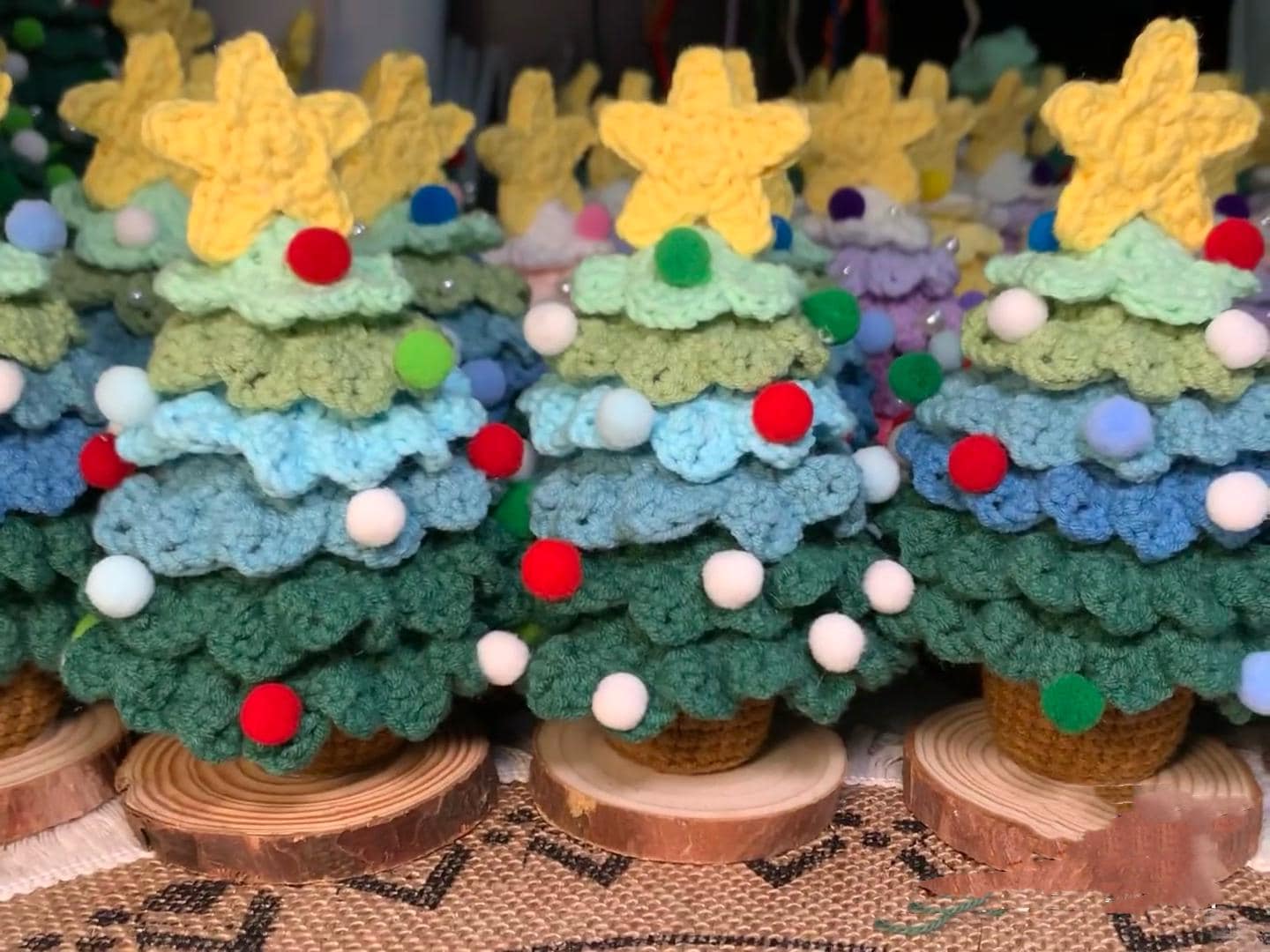 PDF Crochet 6-Layer Christmas tree crochet pattern, handmade for Christmas gifts