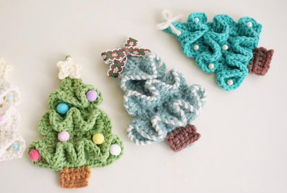 PDF Wavy Christmas Tree Crochet Pattern, handmade for Christmas gifts