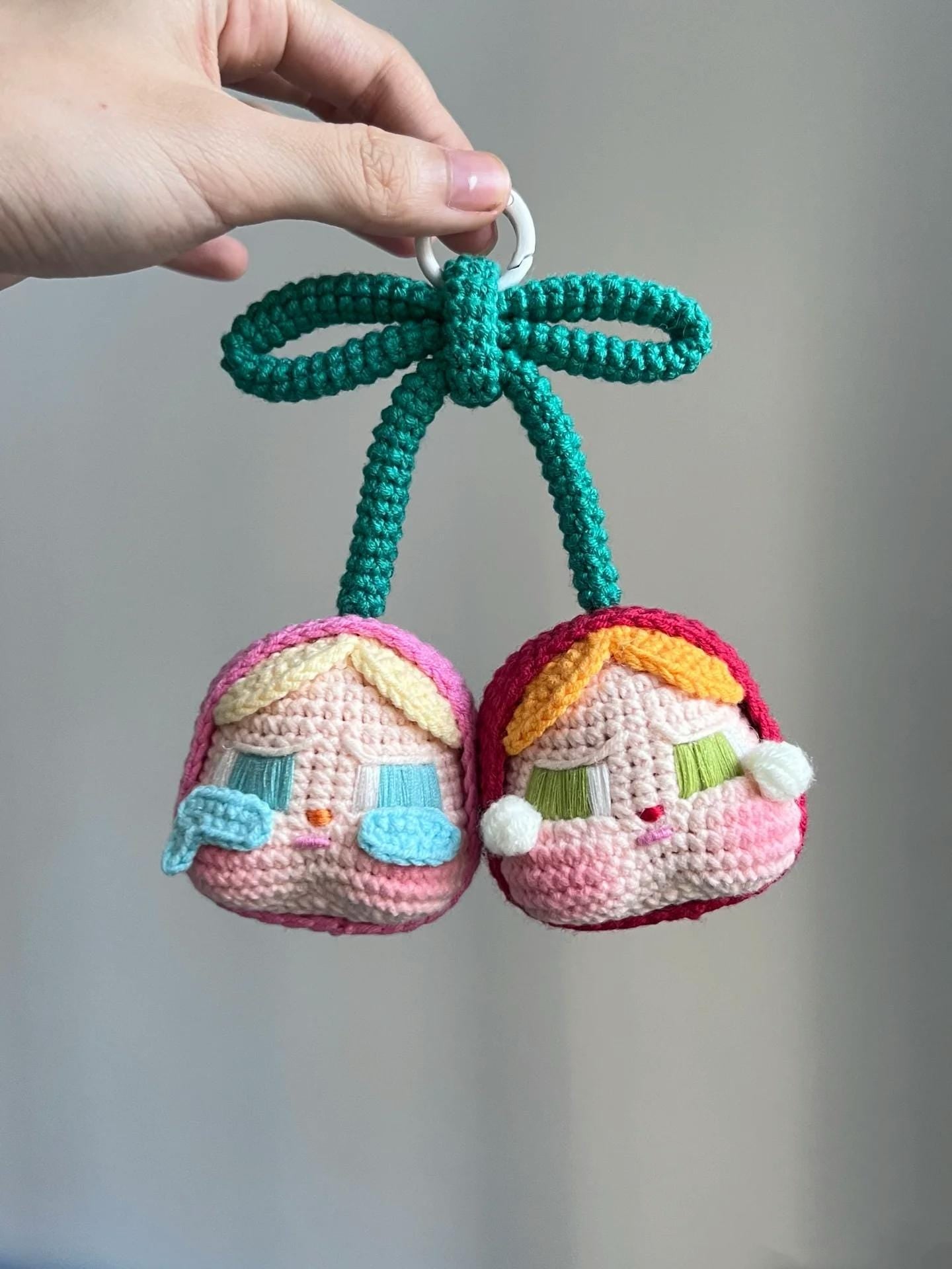 Crybaby Crochet Pattern – Cute Amigurumi Keychain PDF, Emotional Plushie Bag Charm, Kawaii Handmade Gift Idea