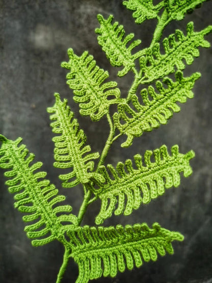 PDF Fern Leaf Crochet Pattern