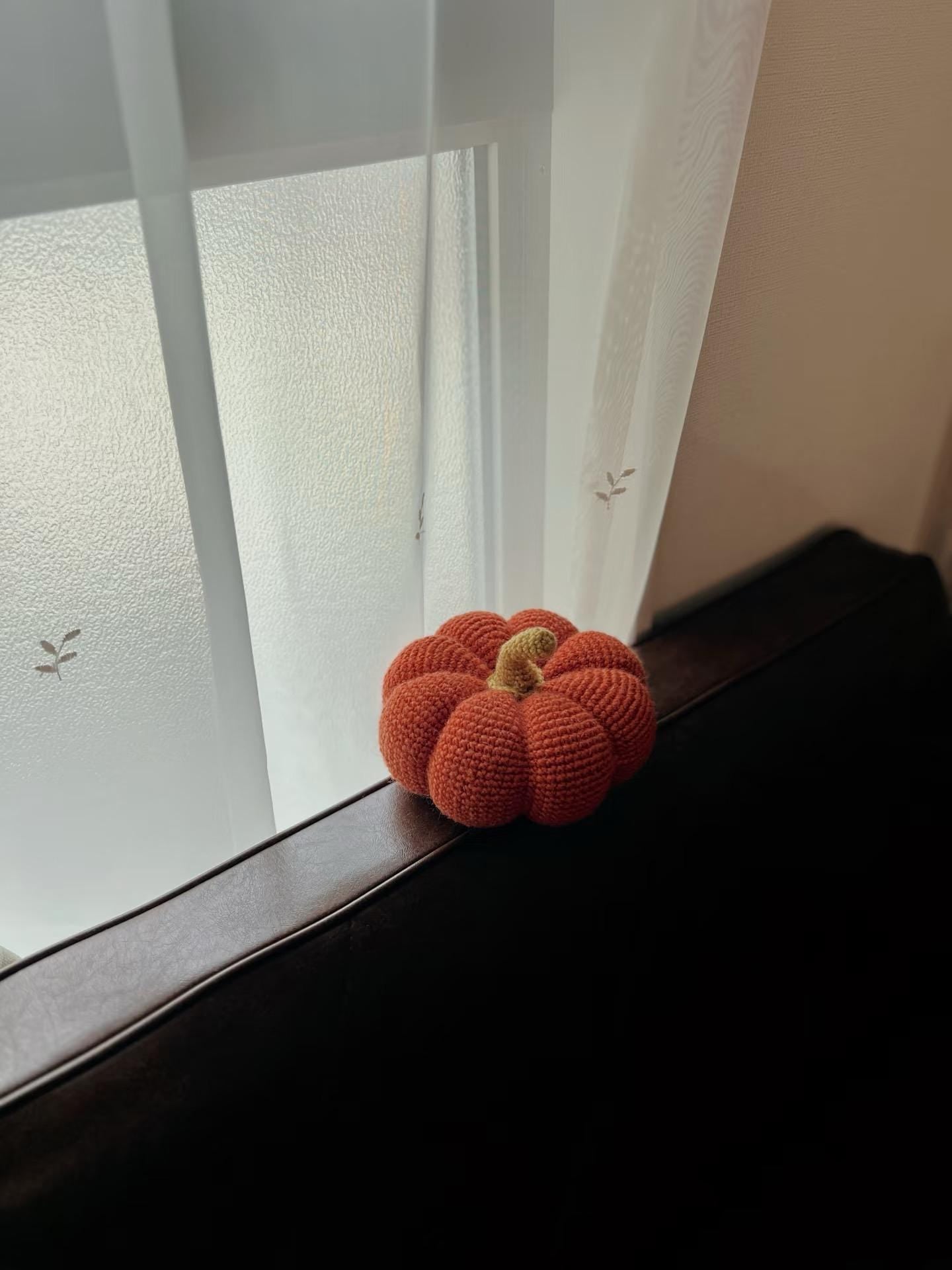 Crochet Pumpkin Pattern- Fall Decor Autumn, Rustic Farmhouse