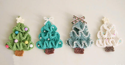 PDF Wavy Christmas Tree Crochet Pattern, handmade for Christmas gifts